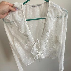 Abercrombie & Fitch Sheer Blouse